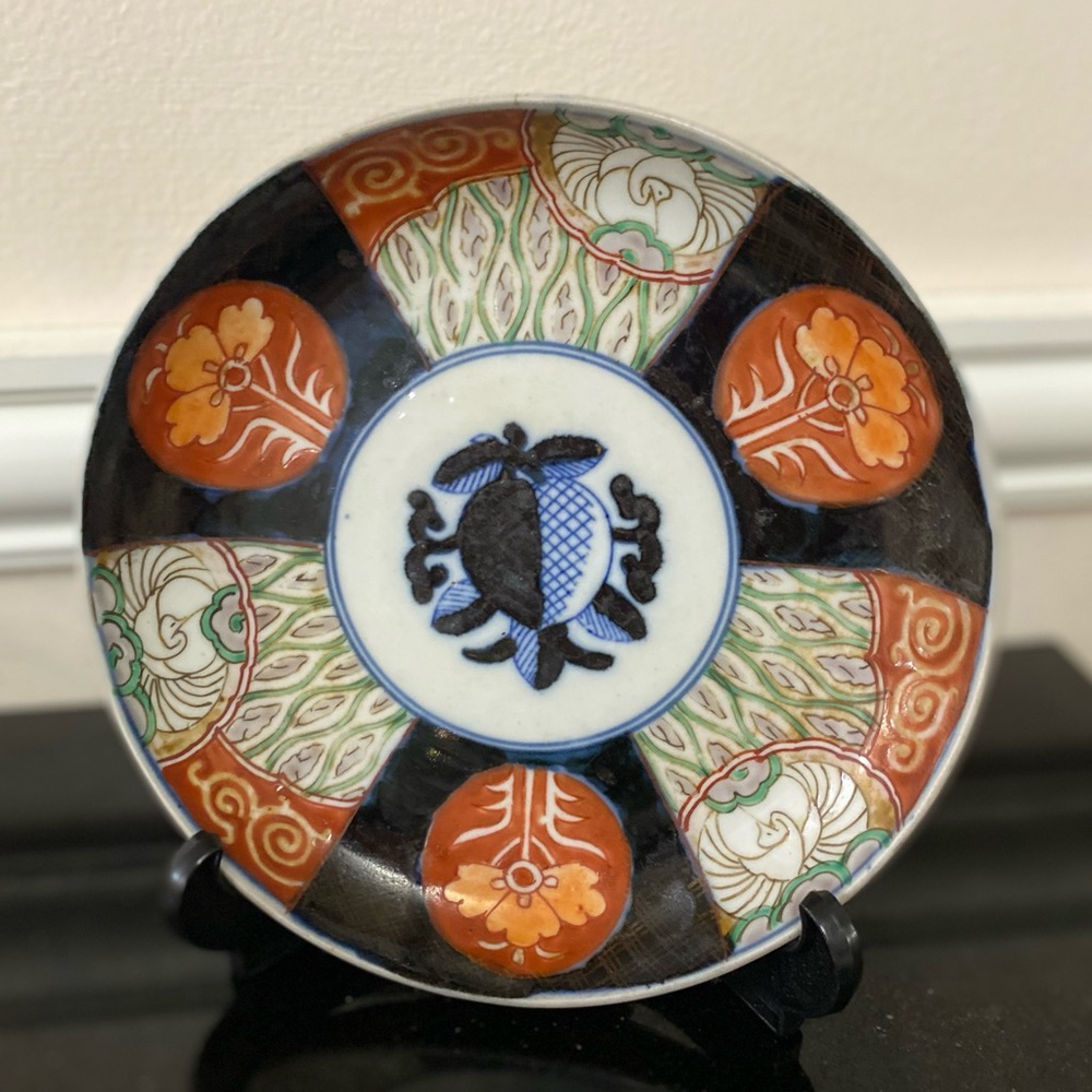 Antique Japanese IMARI EDO Small Plate